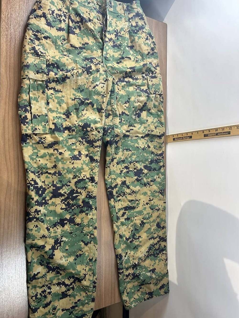USMC Woodland MARPAT MCCUU Cargo Pants Medium Short Digital Camo Combat Trousers